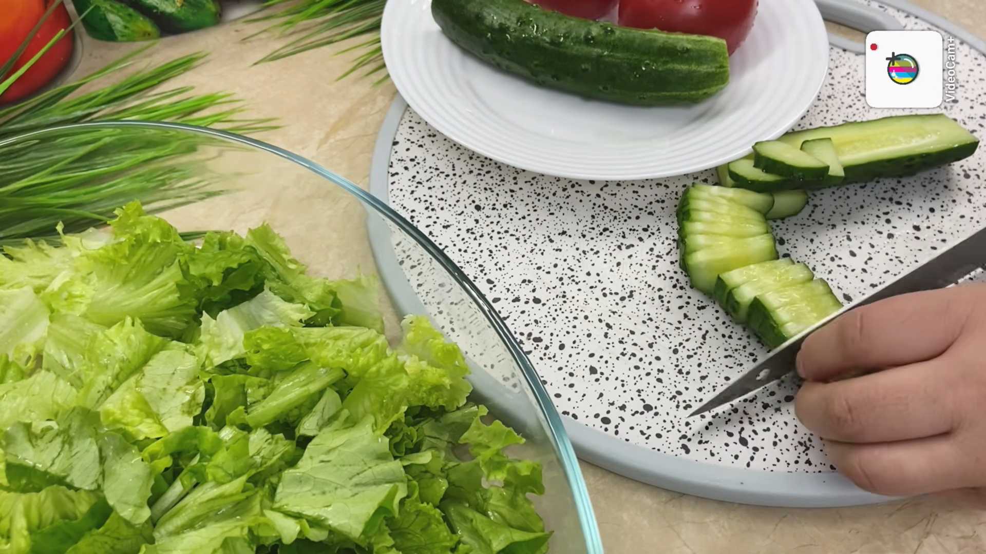 Салат Цезарь с огурцами-Шаг 4