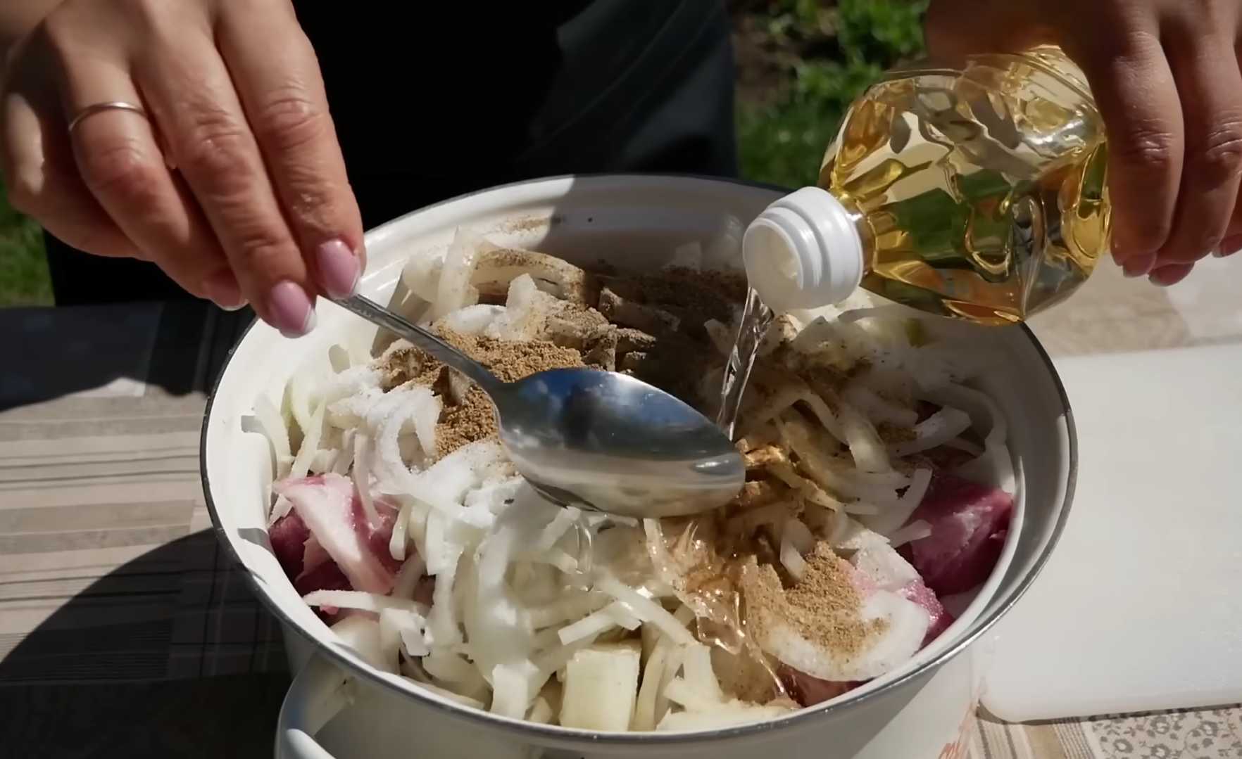 Маринад для шашлыка на кефире-Шаг 5