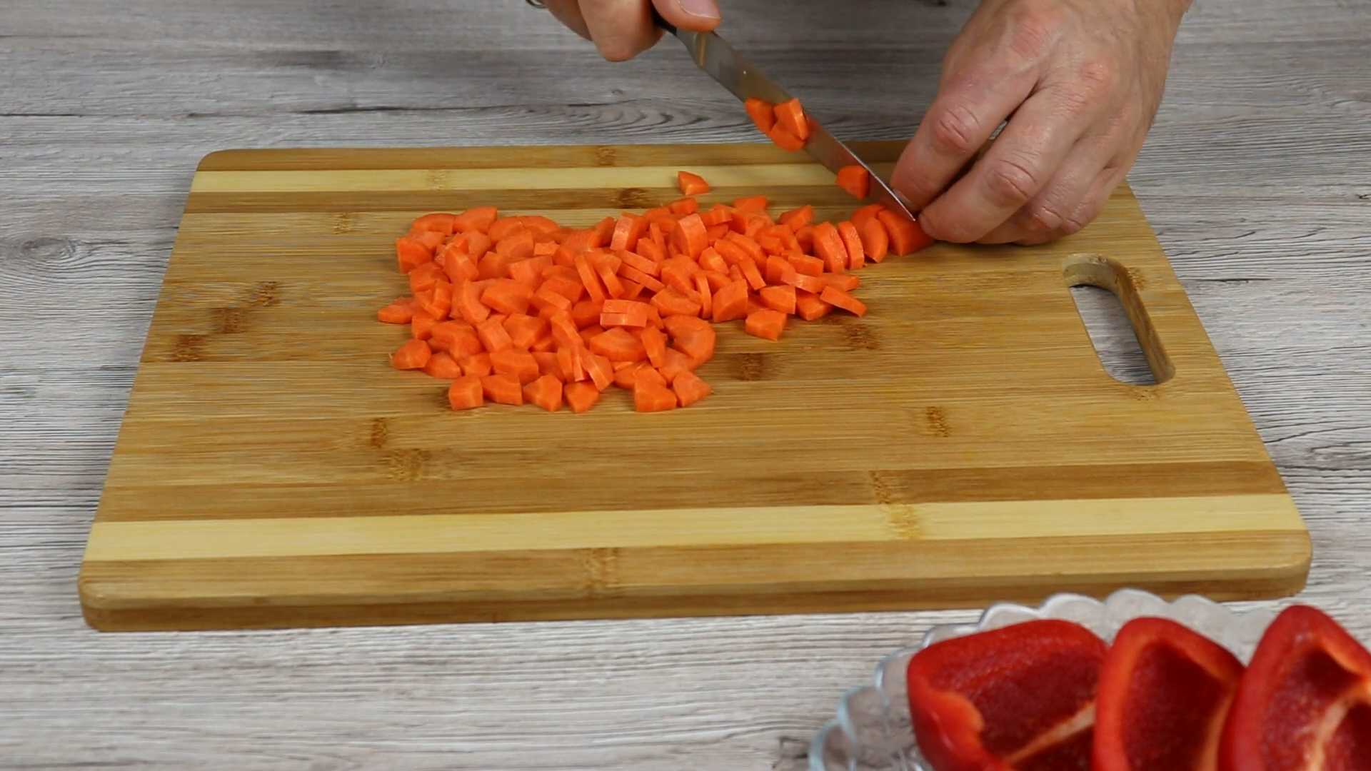 Рис с креветками и овощами-Шаг 2