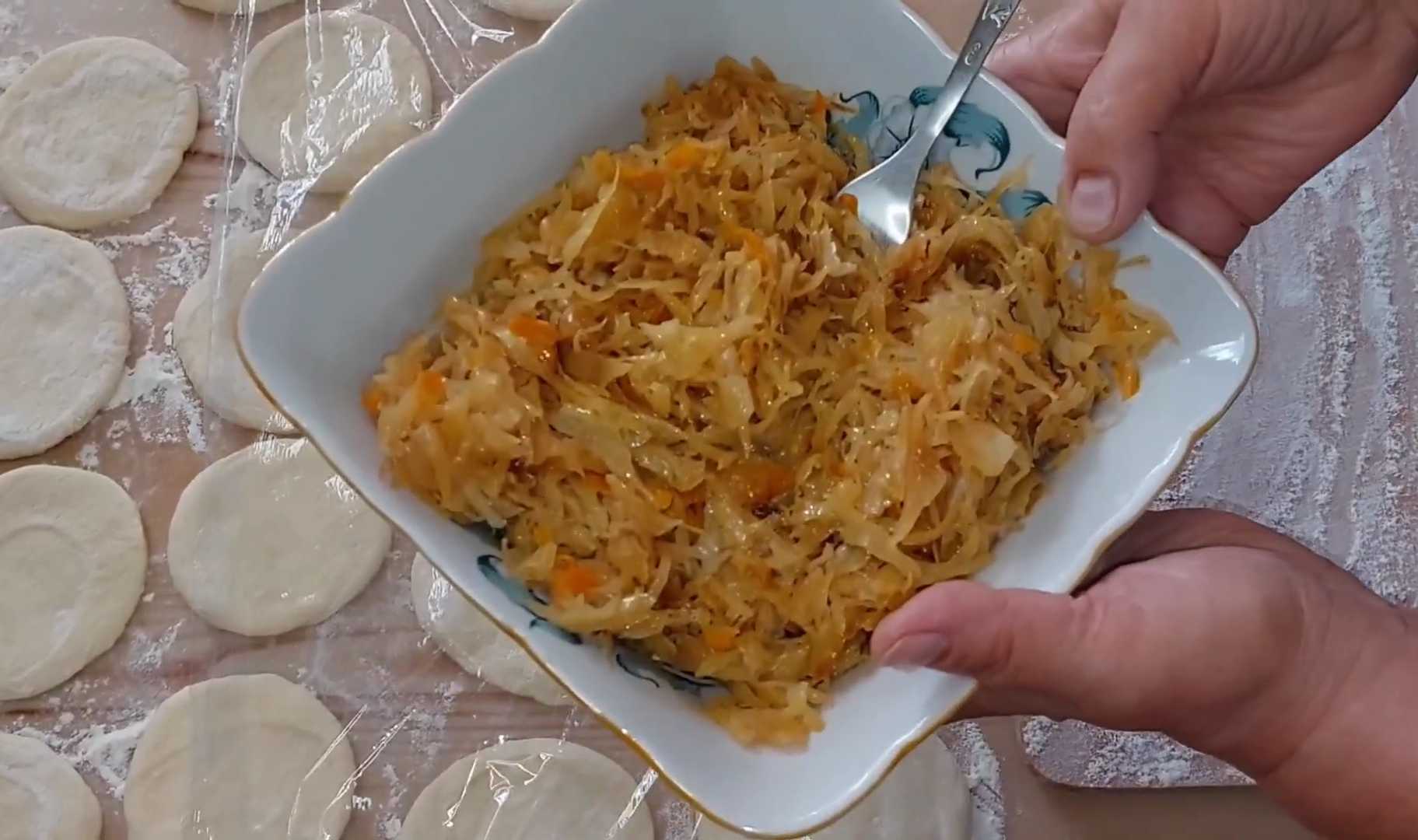 Вареники с капустой-Шаг 5
