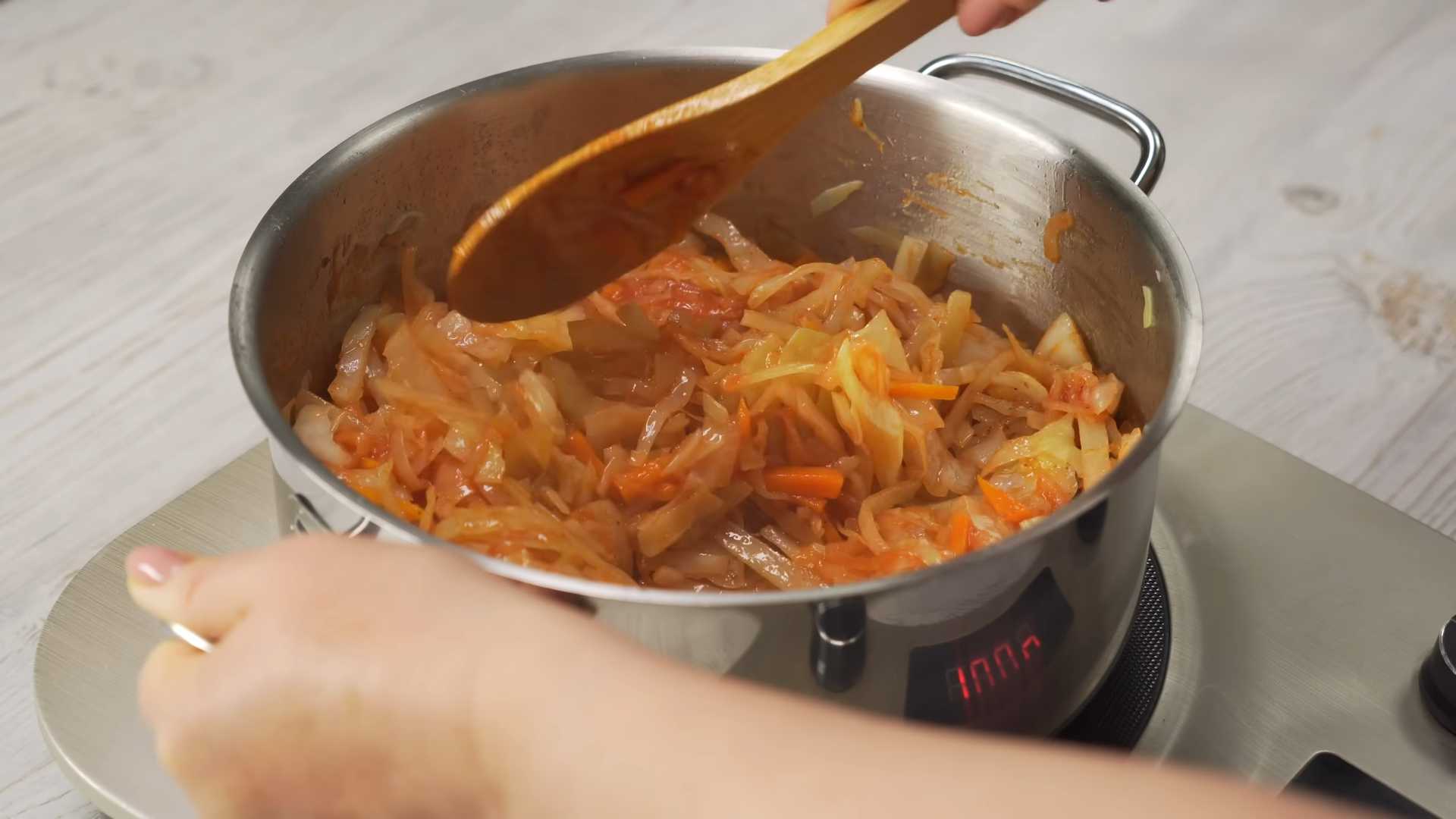 Рис с капустой Лаханоризо-Шаг 10