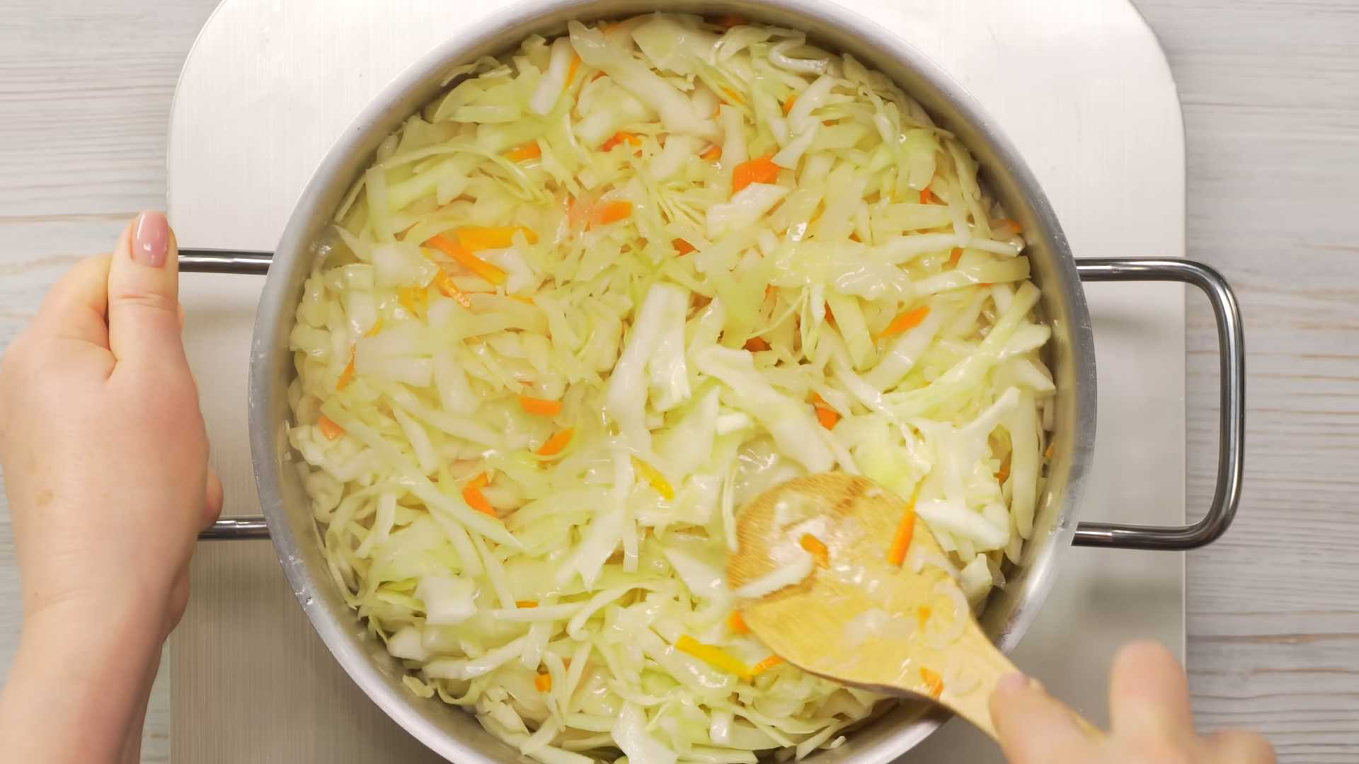 Рис с капустой Лаханоризо-Шаг 7