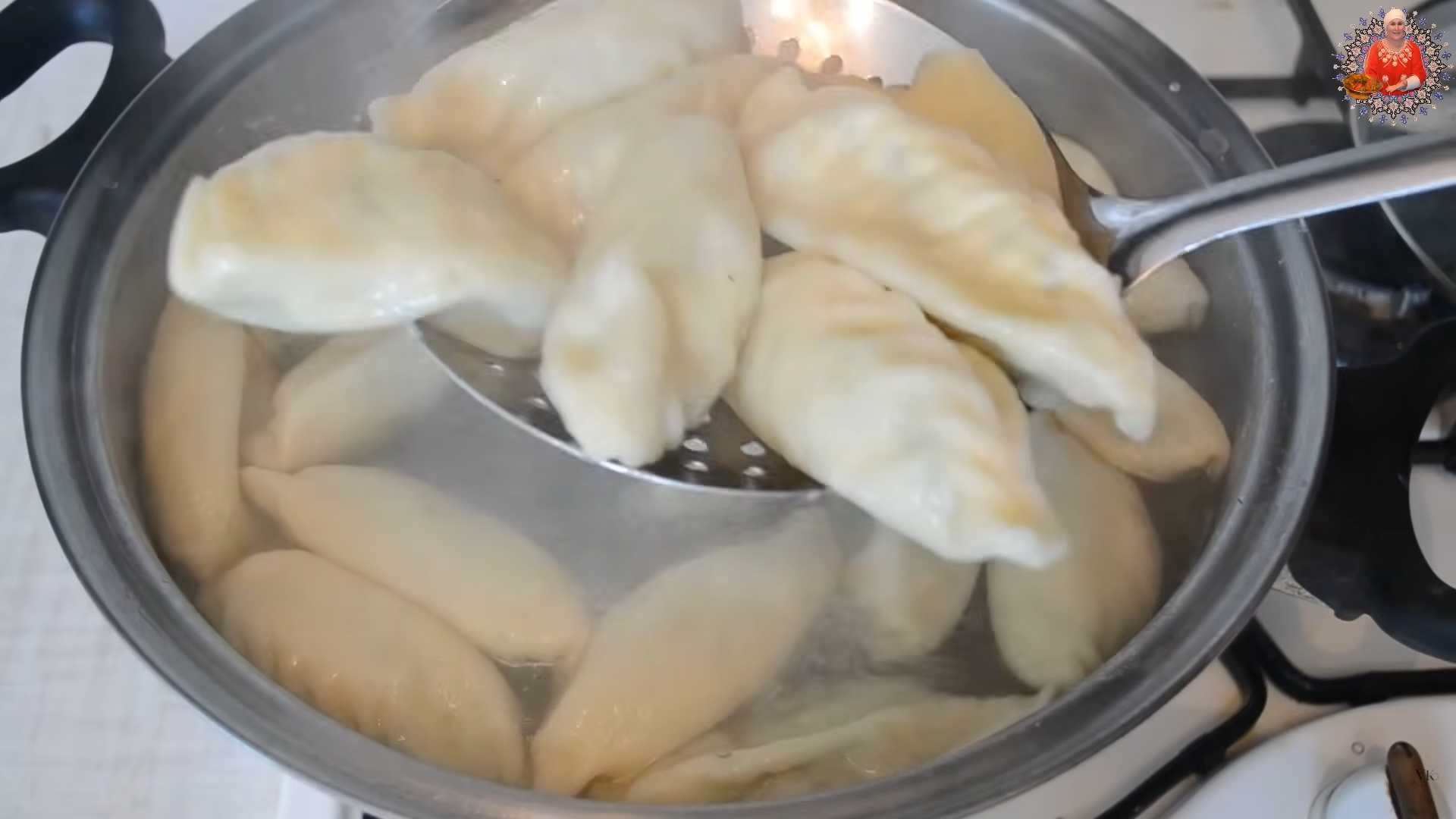 Вареники с творогом и зеленым луком-Шаг 13