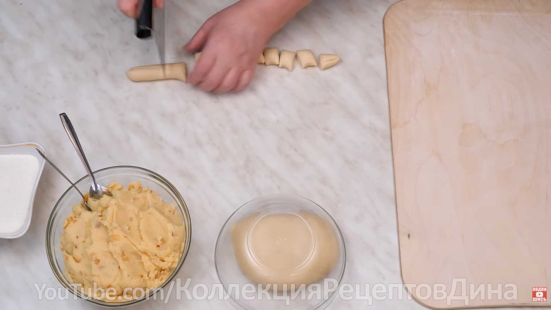 Вареники с картошкой и жареным луком-Шаг 10