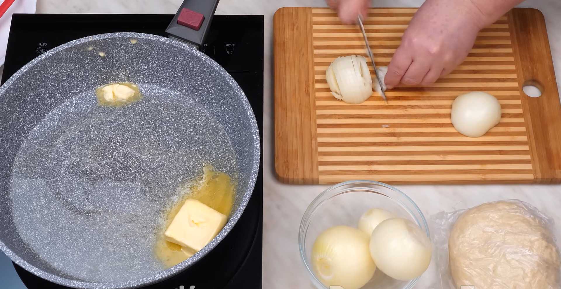Вареники с картошкой и жареным луком-Шаг 6