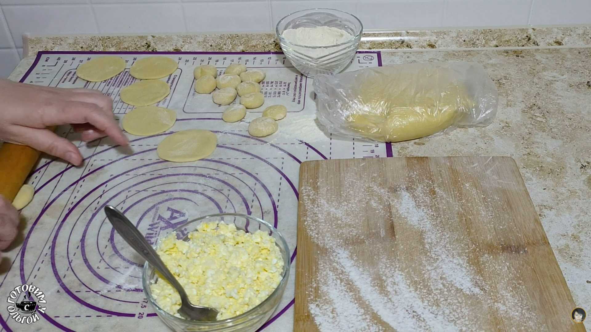 Вареники с адыгейским сыром-Шаг 9