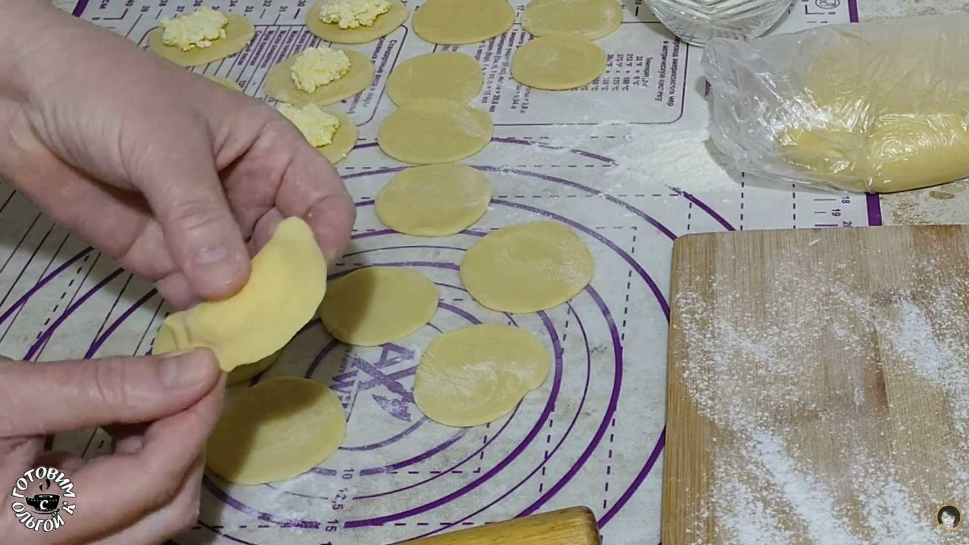 Вареники с адыгейским сыром-Шаг 10