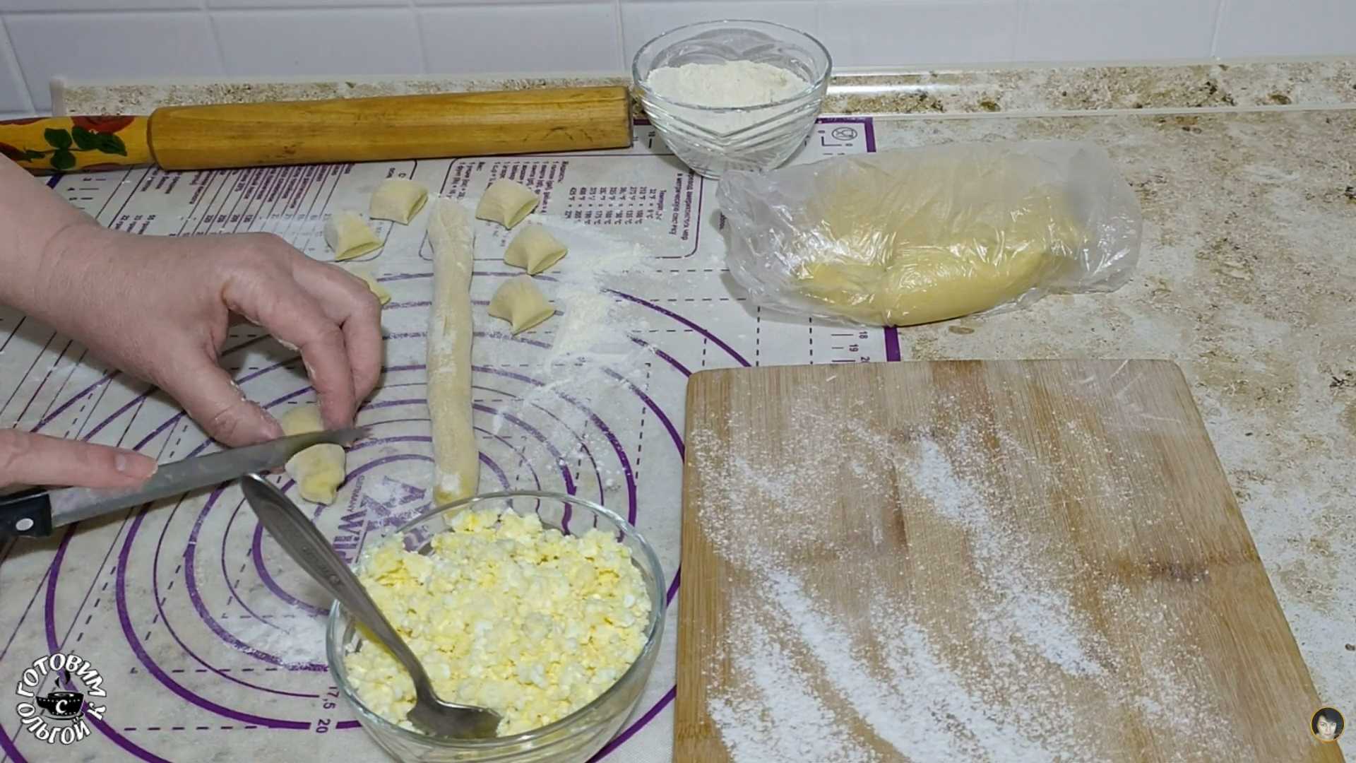 Вареники с адыгейским сыром-Шаг 8