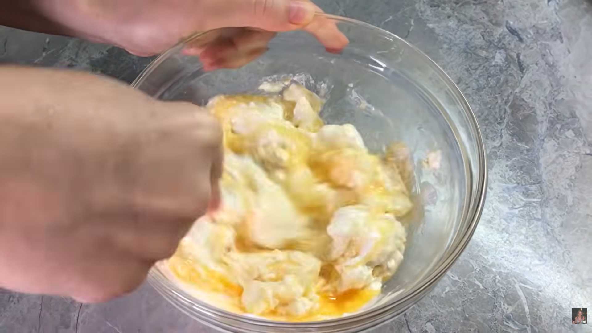 Творожная запеканка в микроволновке-Шаг 2