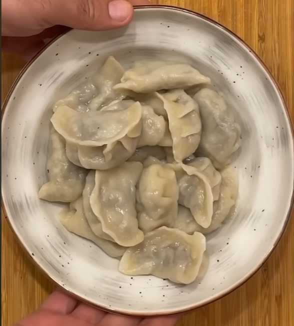 Постные вареники с грибами-Шаг 7
