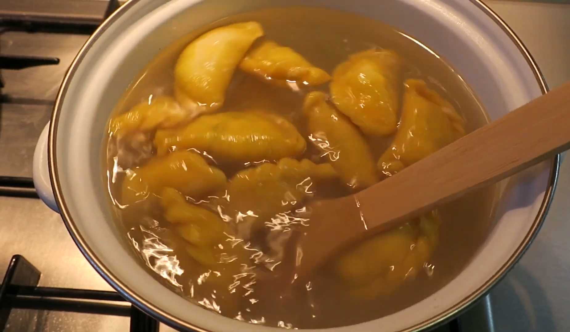 Аппетитные вареники с сыром и заварным тестом-Шаг 11