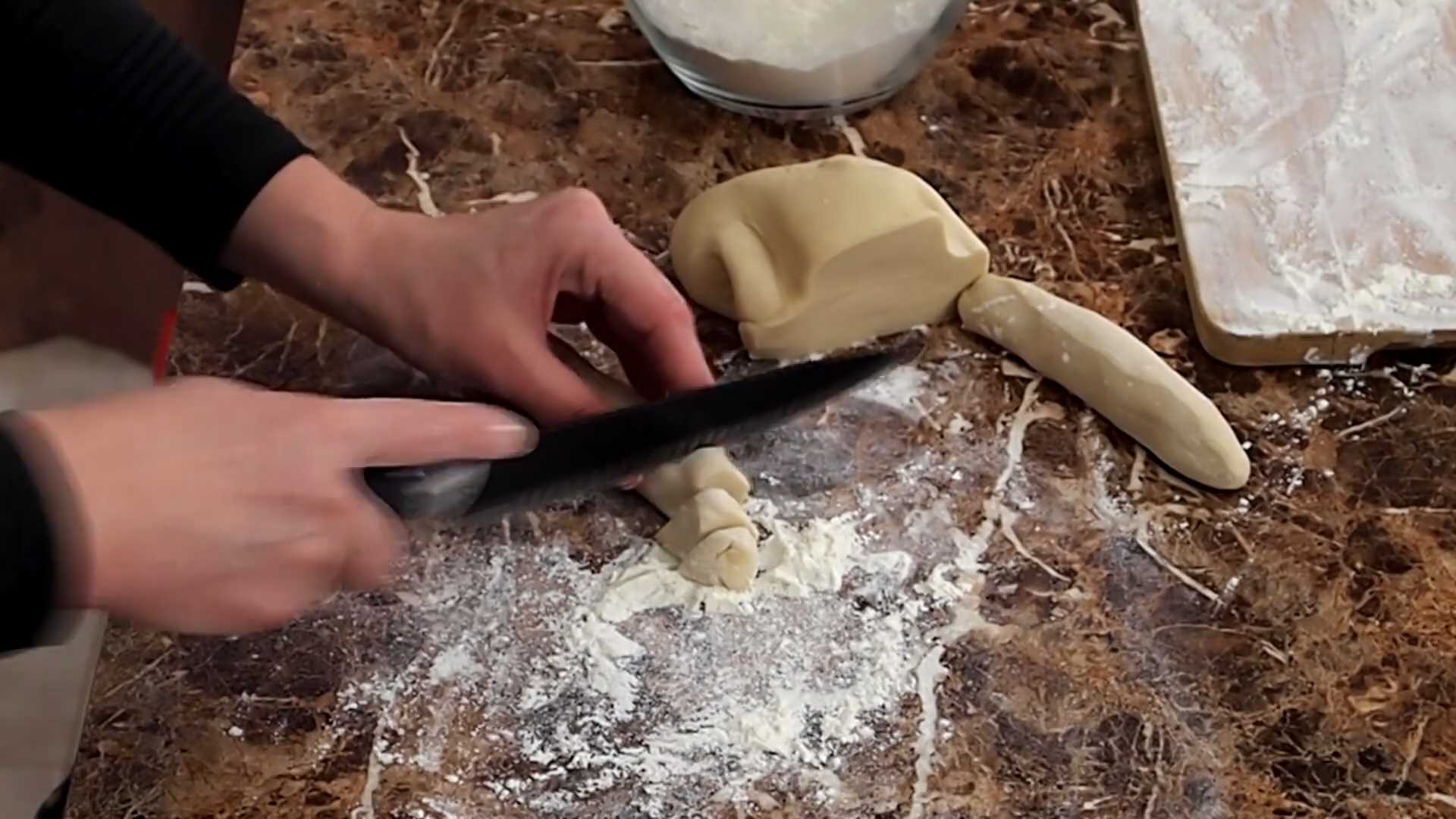 Сытные вареники с картошкой и салом-Шаг 8