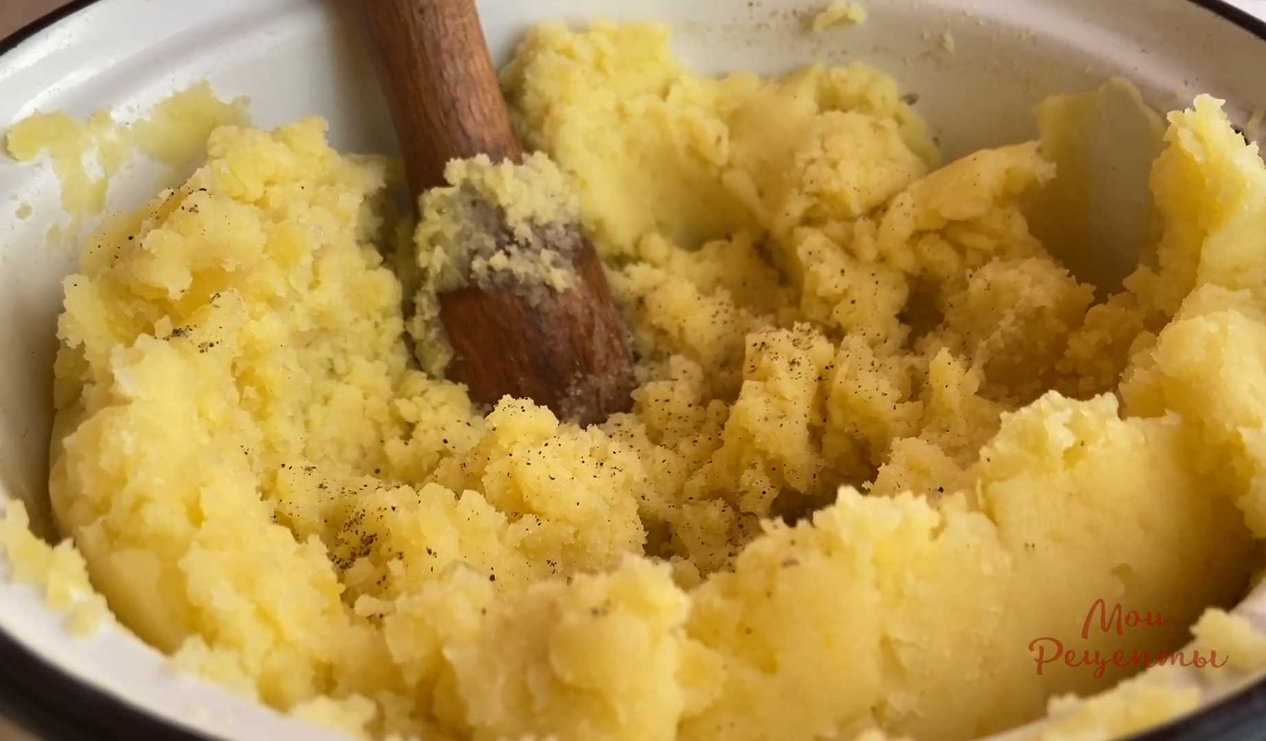 Заварное тесто на вареники с картошкой-Шаг 5