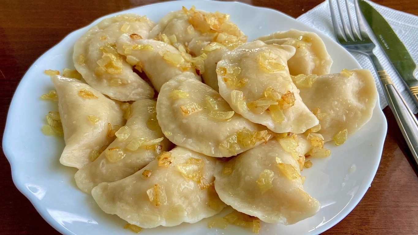 Заварное тесто на вареники с картошкой-Шаг 8