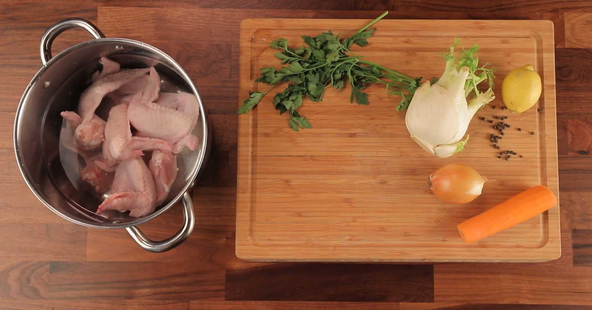 Ароматный куриный бульон-Шаг 2