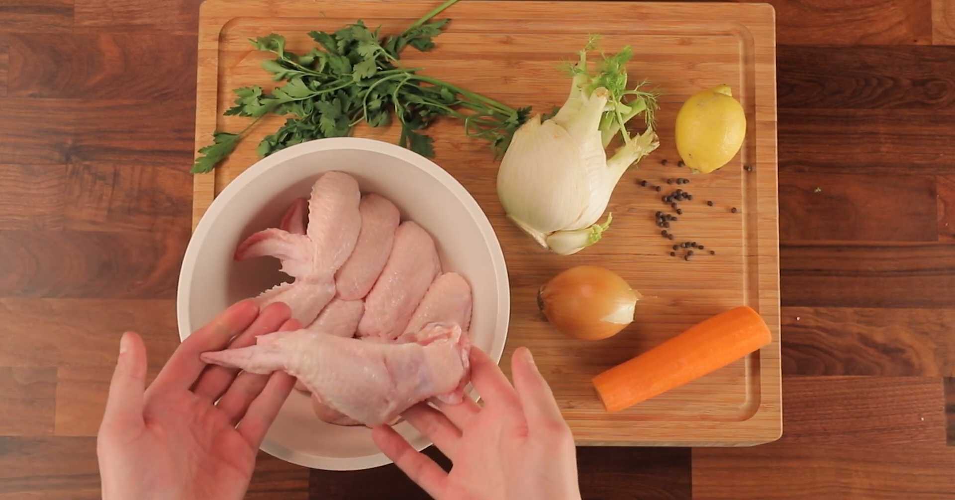 Ароматный куриный бульон-Шаг 1