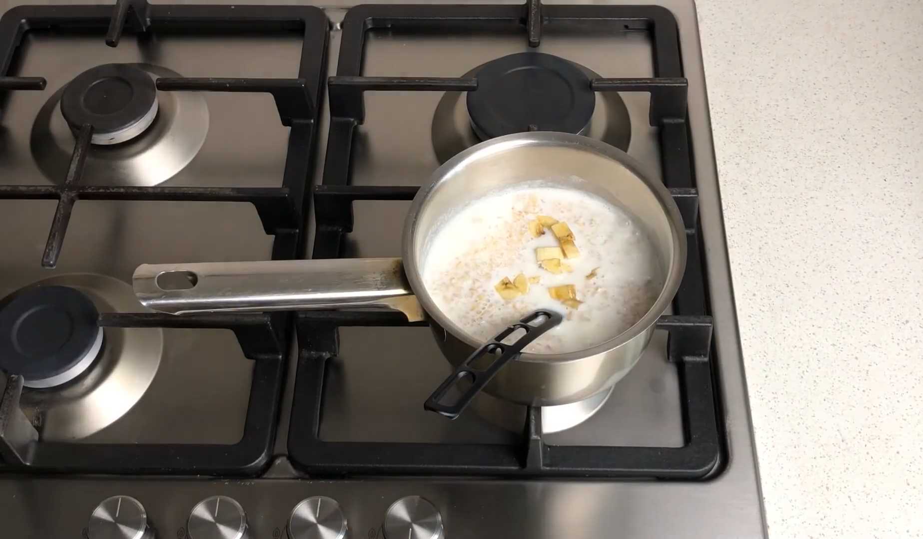 Овсяная каша с бананом-Шаг 4