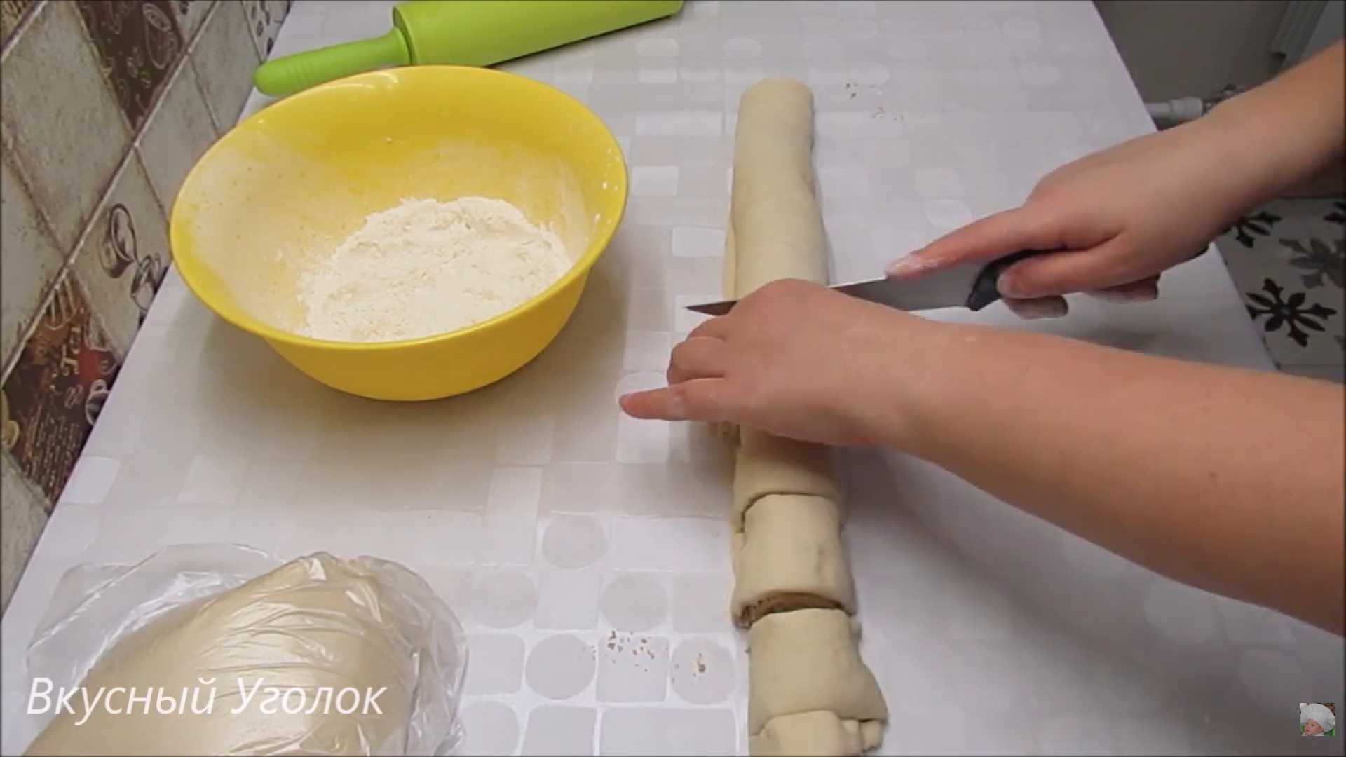 Постные булочки с корицей и сахаром-Шаг 7