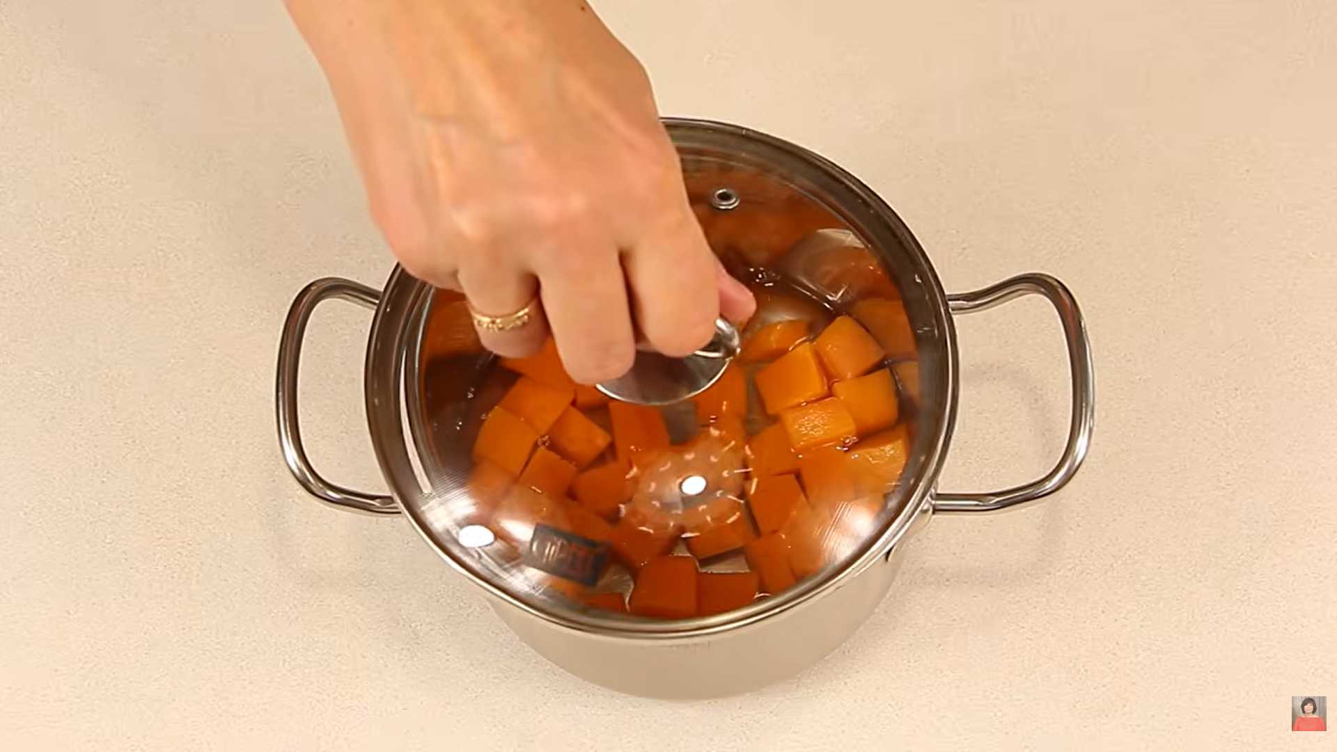 Постный тыквенный пирог-Шаг 1