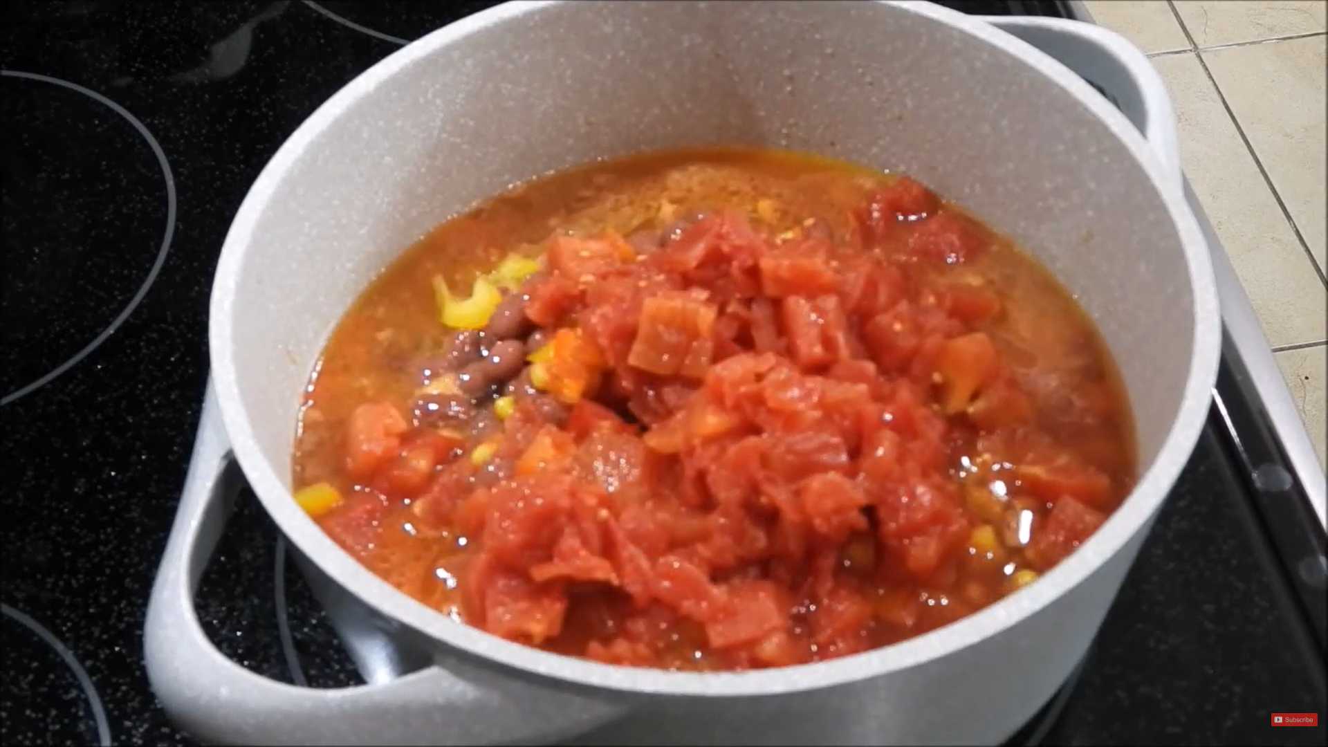Мексиканский суп с фасолью и кукурузой-Шаг 3