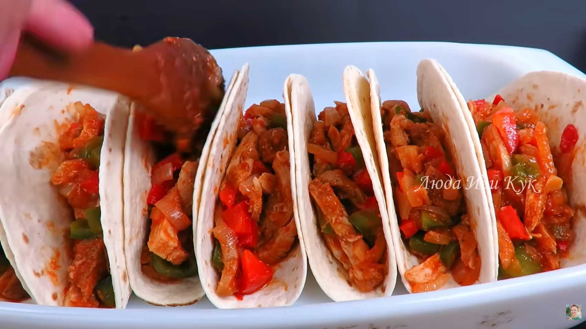 Рецепт мексиканского тако с курицей в домашних условиях-Шаг 7