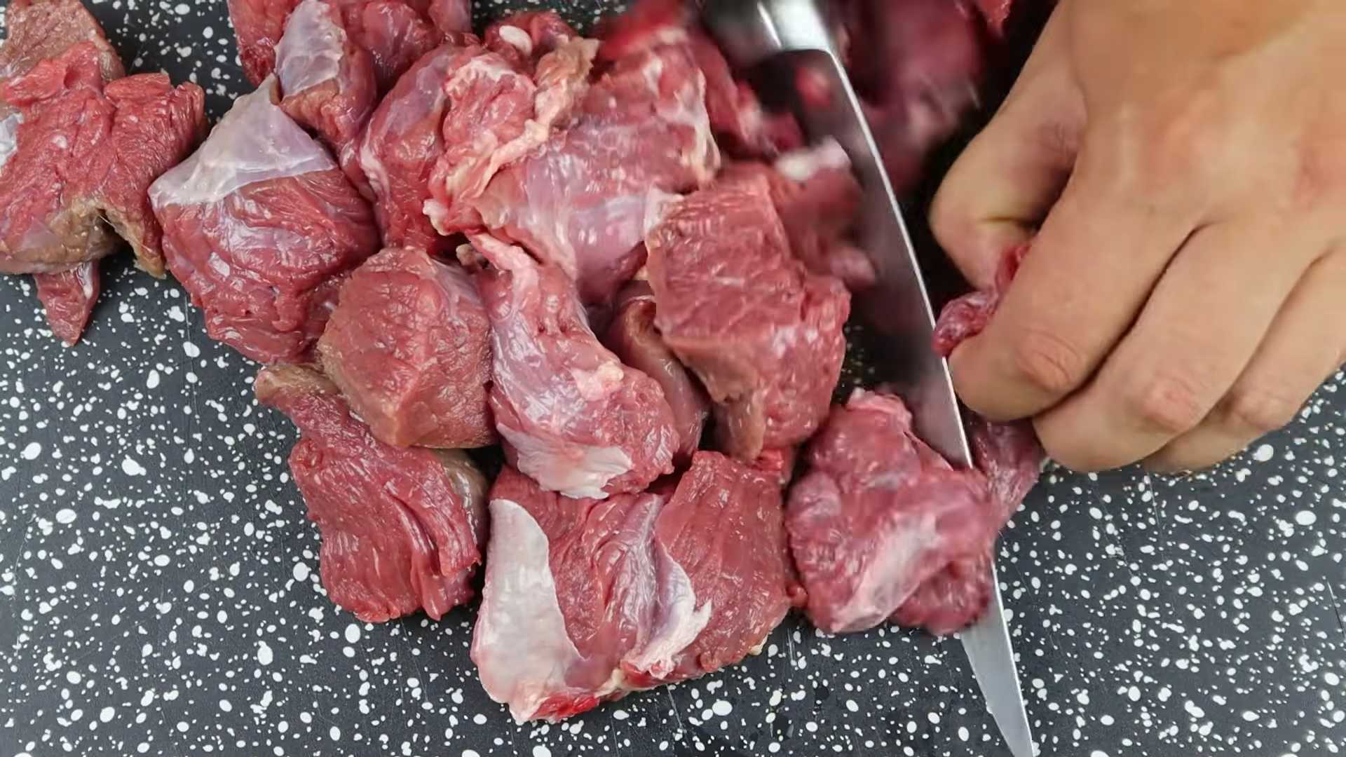 Шурпа из говядины в казане-Шаг 1