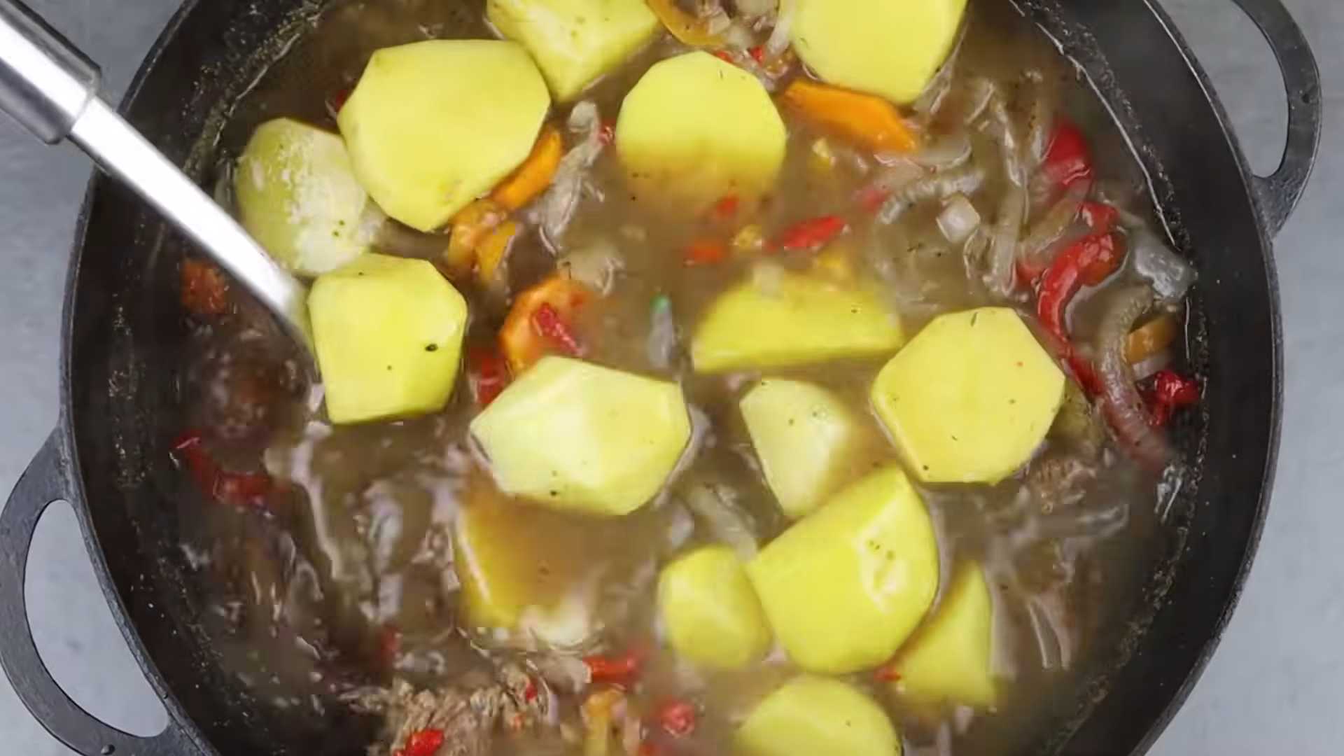 Шурпа из говядины в казане-Шаг 13