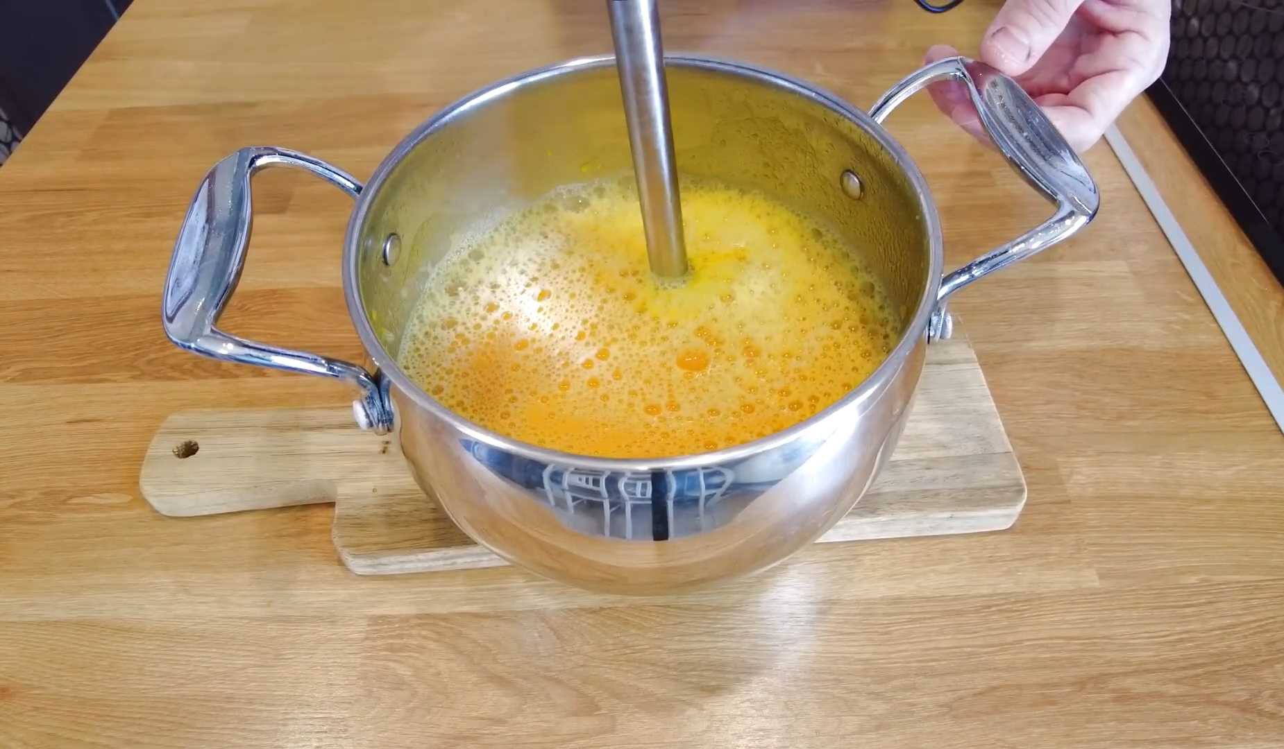 Тыквенный суп с креветками-Шаг 7