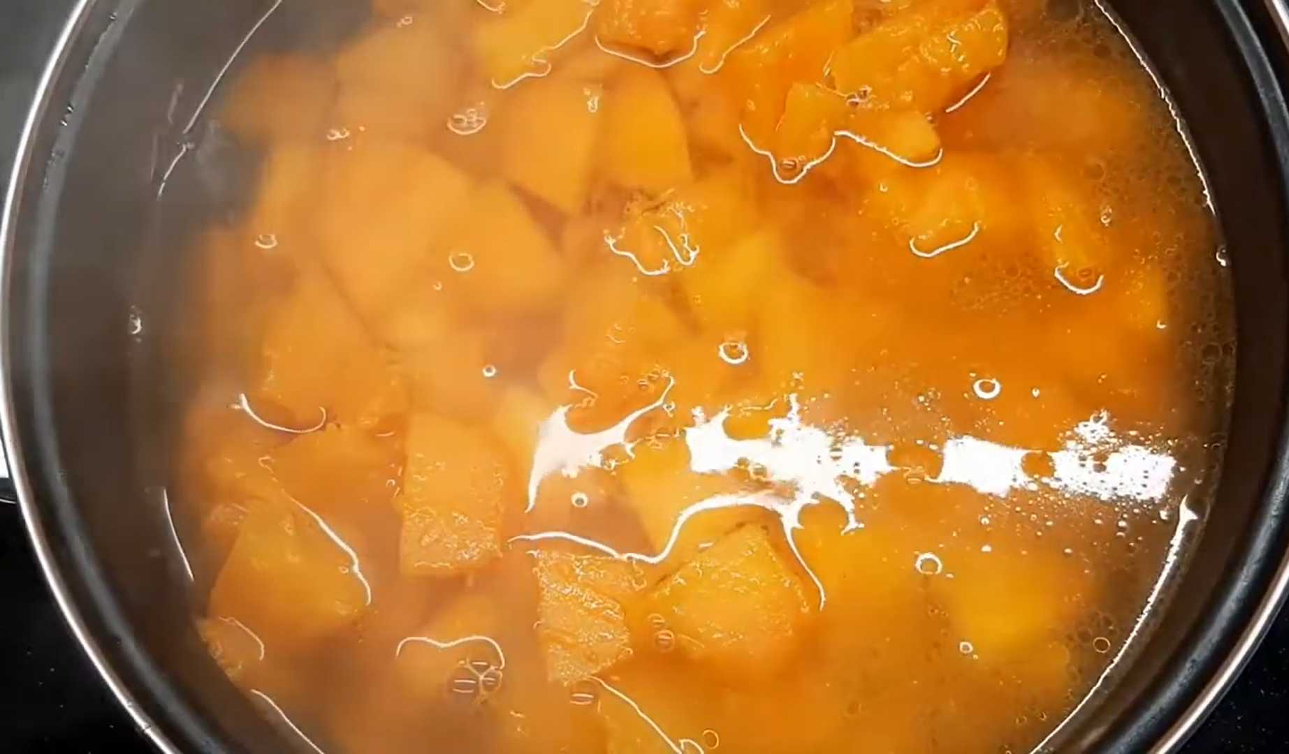 Тыквенный суп с картошкой-Шаг 8