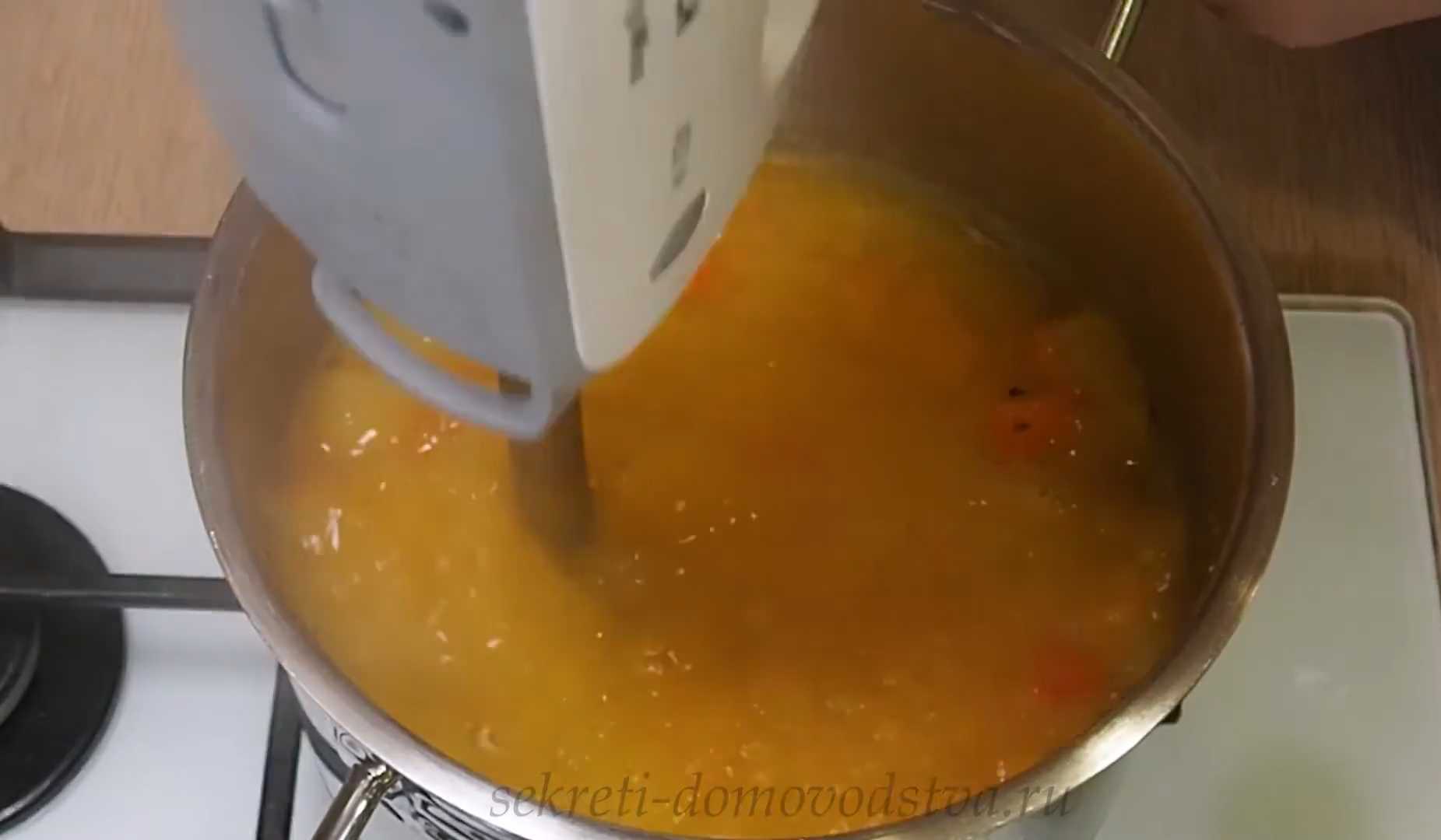 Тыквенный суп с плавленым сыром-Шаг 8