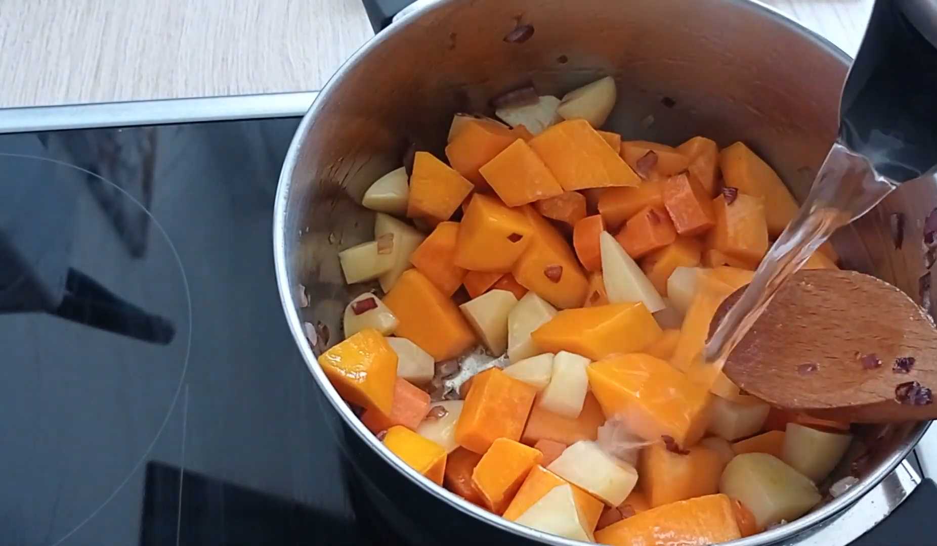 Тыквенный суп с морковью-Шаг 5