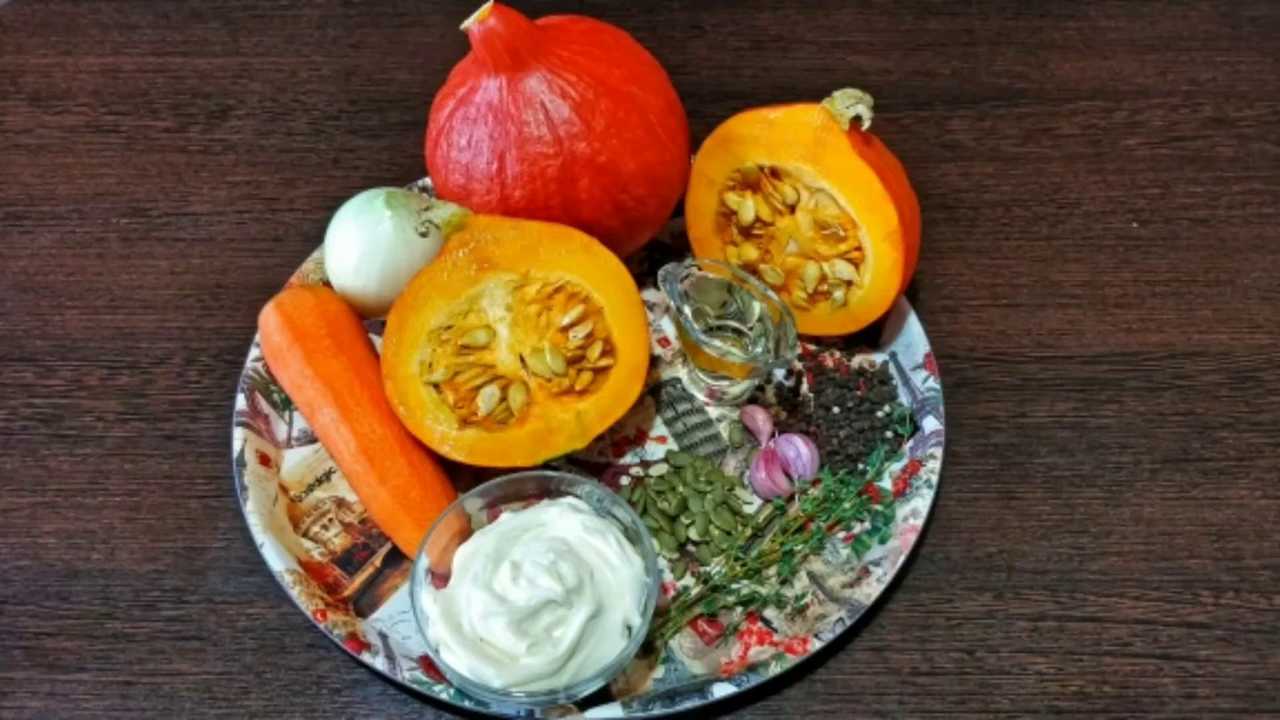 Тыквенный суп с беконом-Шаг 1