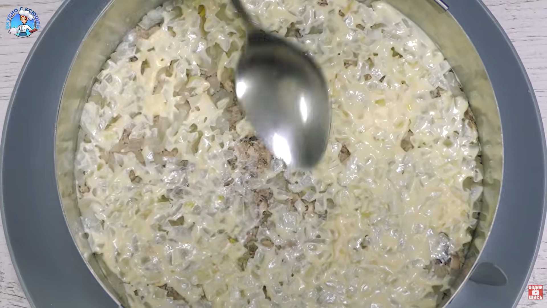 Салат «Мимоза» со скумбрией-Шаг 4