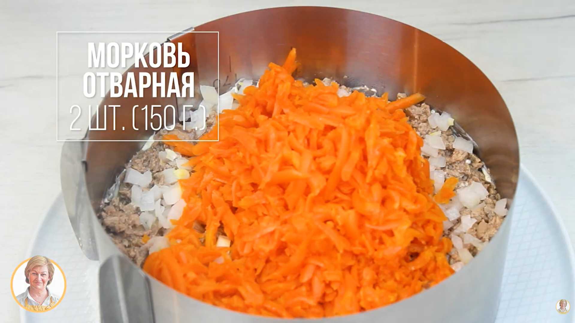 Салат «Мимоза» с печенью трески-Шаг 5