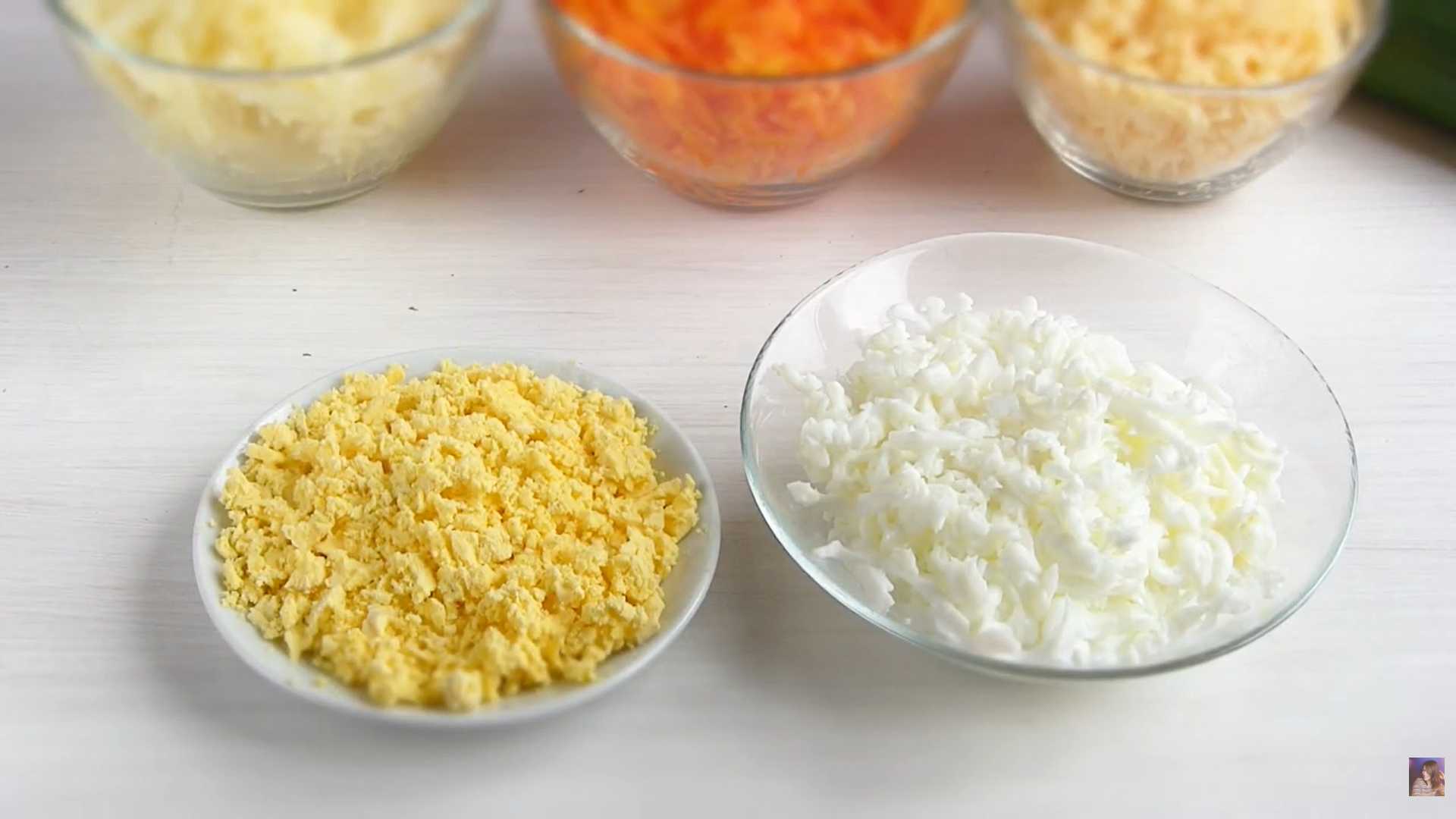 Салат «Мимоза» с грибами и тунцом-Шаг 1