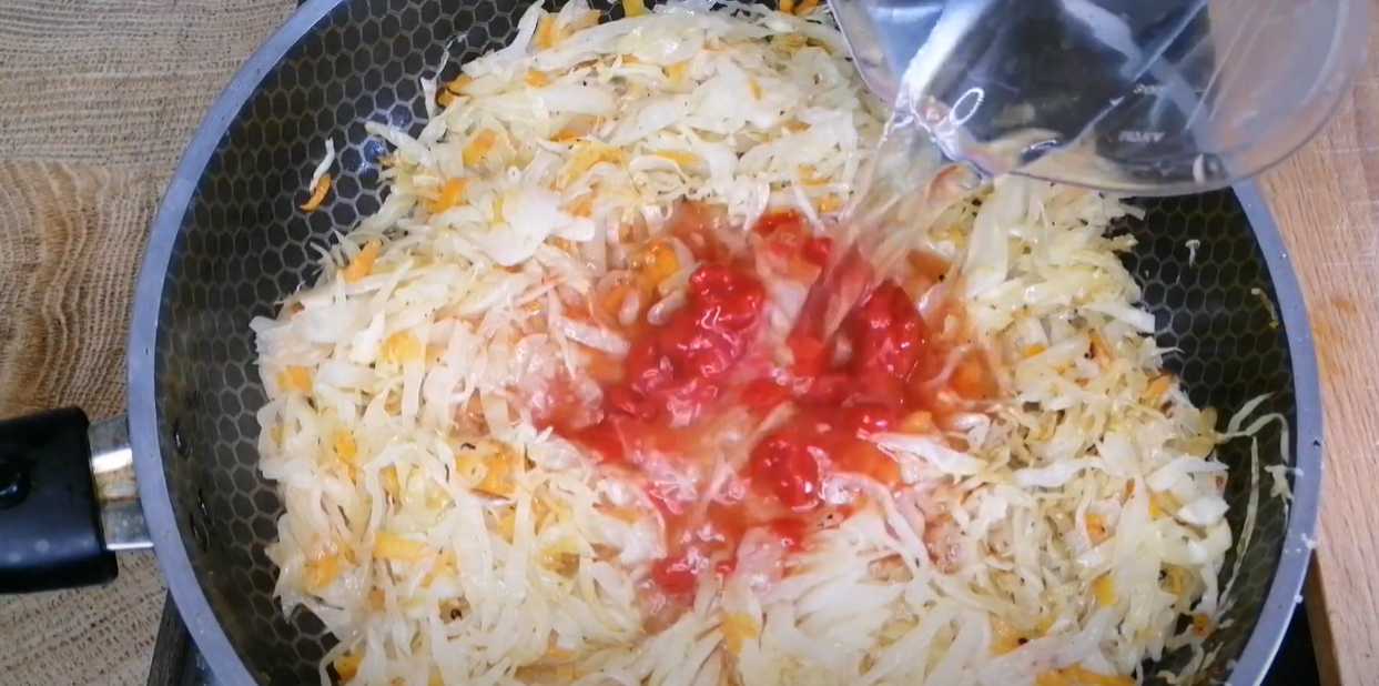 Кулебяка с капустой-Шаг 8