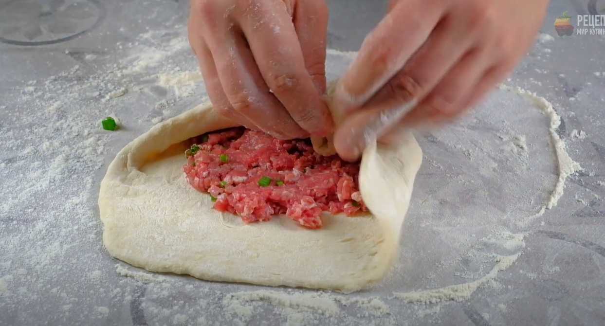 Осетинский пирог с мясом-Шаг 8