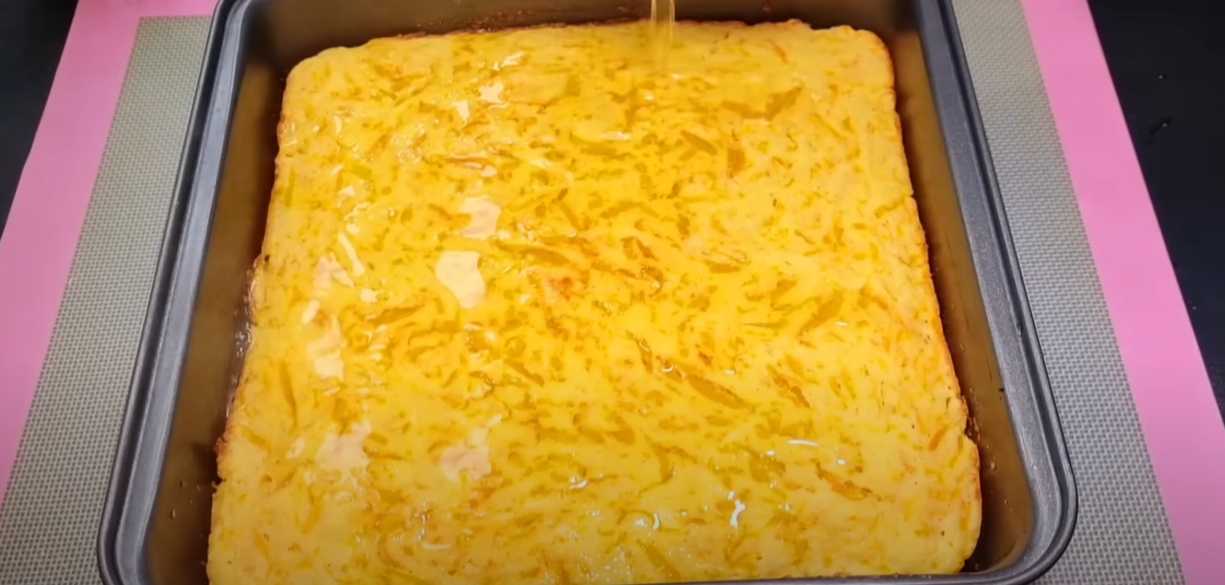 Тыквенный пирог с манкой-Шаг 10