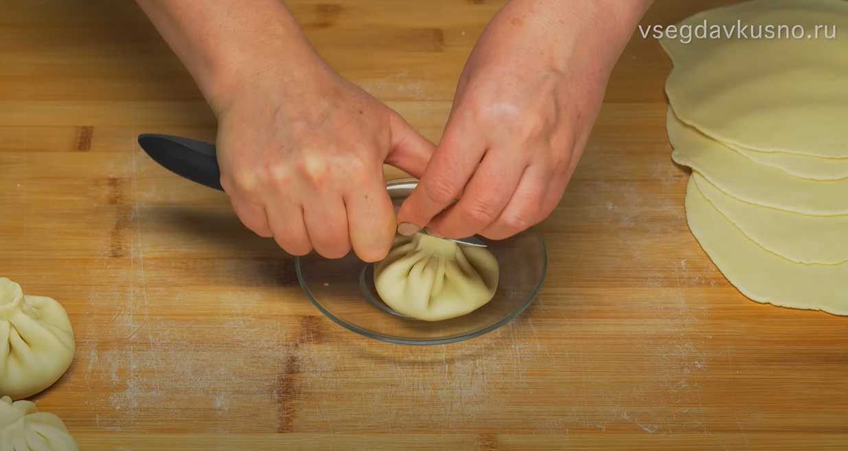 Хинкали с мясом-Шаг 15