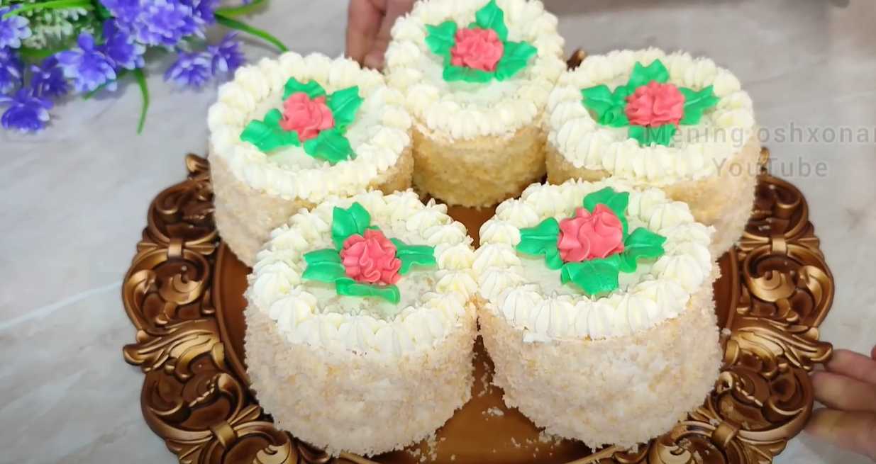 Пирожные Зимняя сказка-Шаг 15