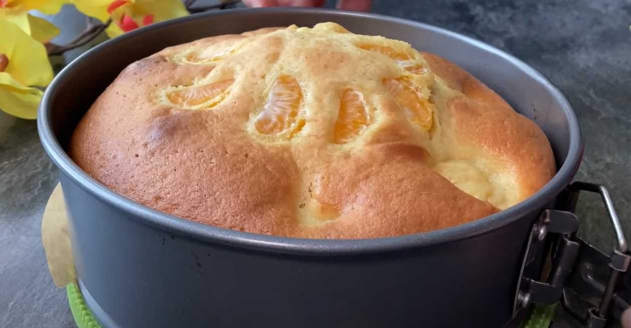 Новогодний пирог с мандаринами-Шаг 9