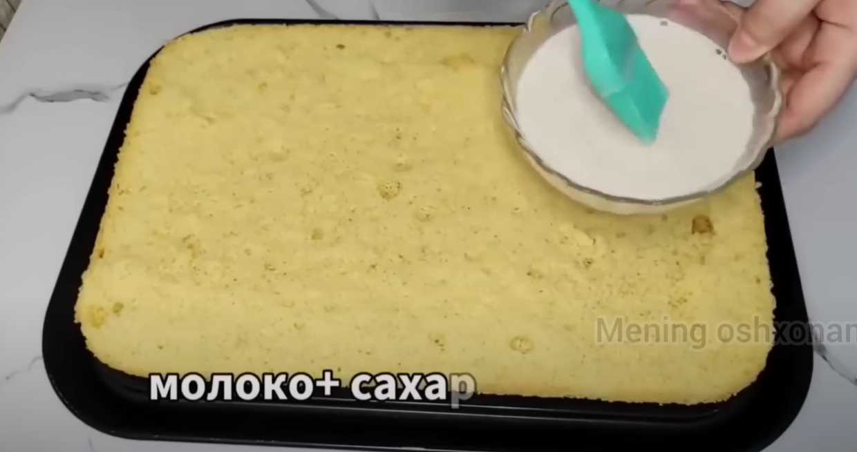 Пирожные бабочки на снегу-Шаг 9