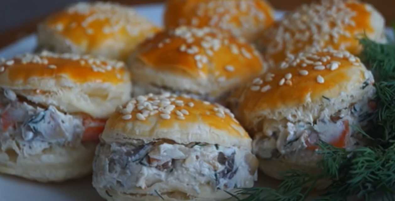 Мини-гамбургеры с грибами-Шаг 7