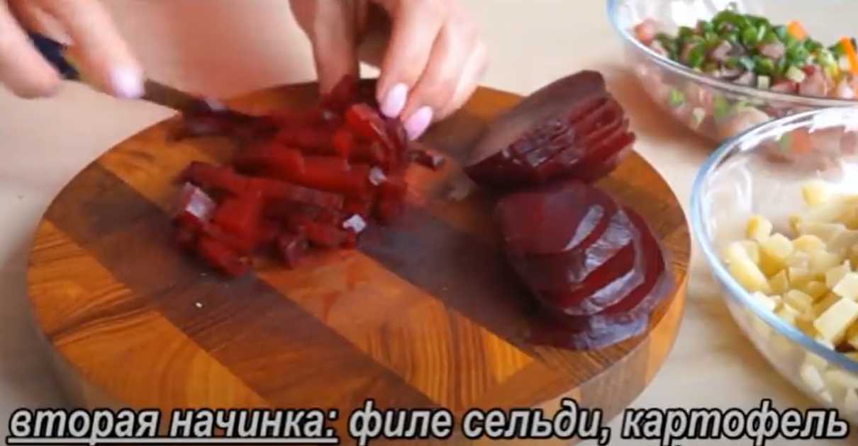 Закуска из селедки в багете-Шаг 2