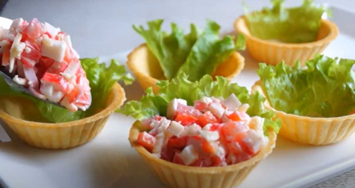 Тарталетки с крабовыми палочками и сыром-Шаг 6