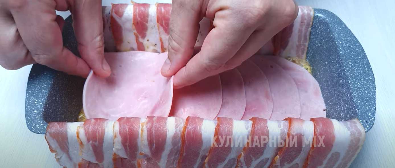 Мясной хлеб с ветчиной и травами-Шаг 6
