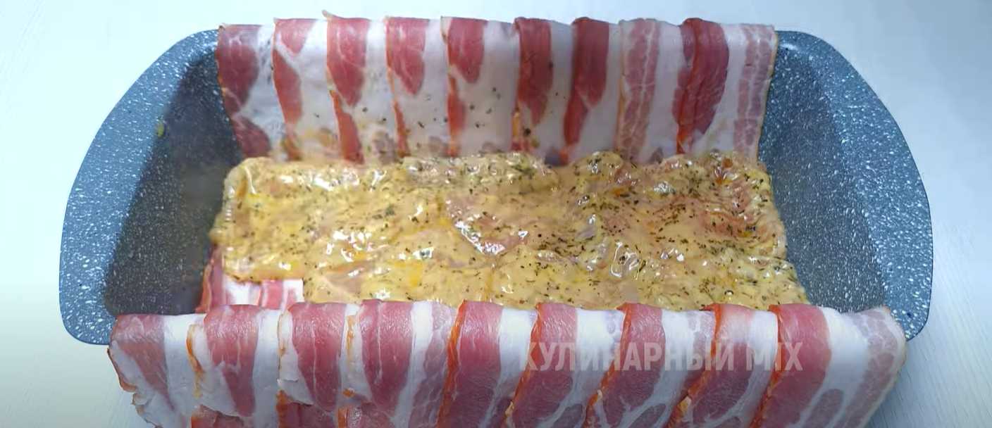 Мясной хлеб с ветчиной и травами-Шаг 5