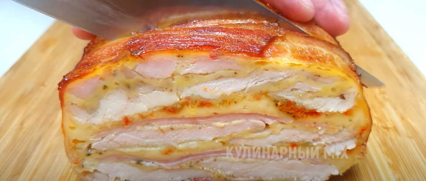 Мясной хлеб с ветчиной и травами-Шаг 11