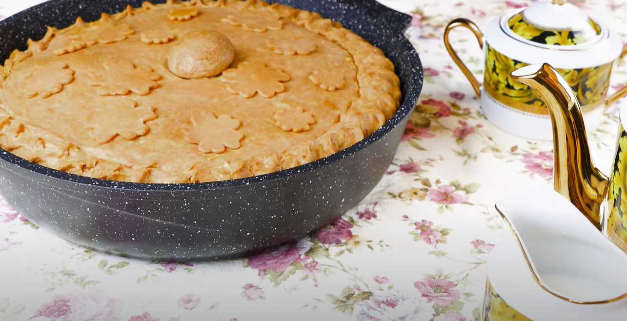 Татарский пирог с мясом и картофелем Зур Бэлиш-Шаг 16