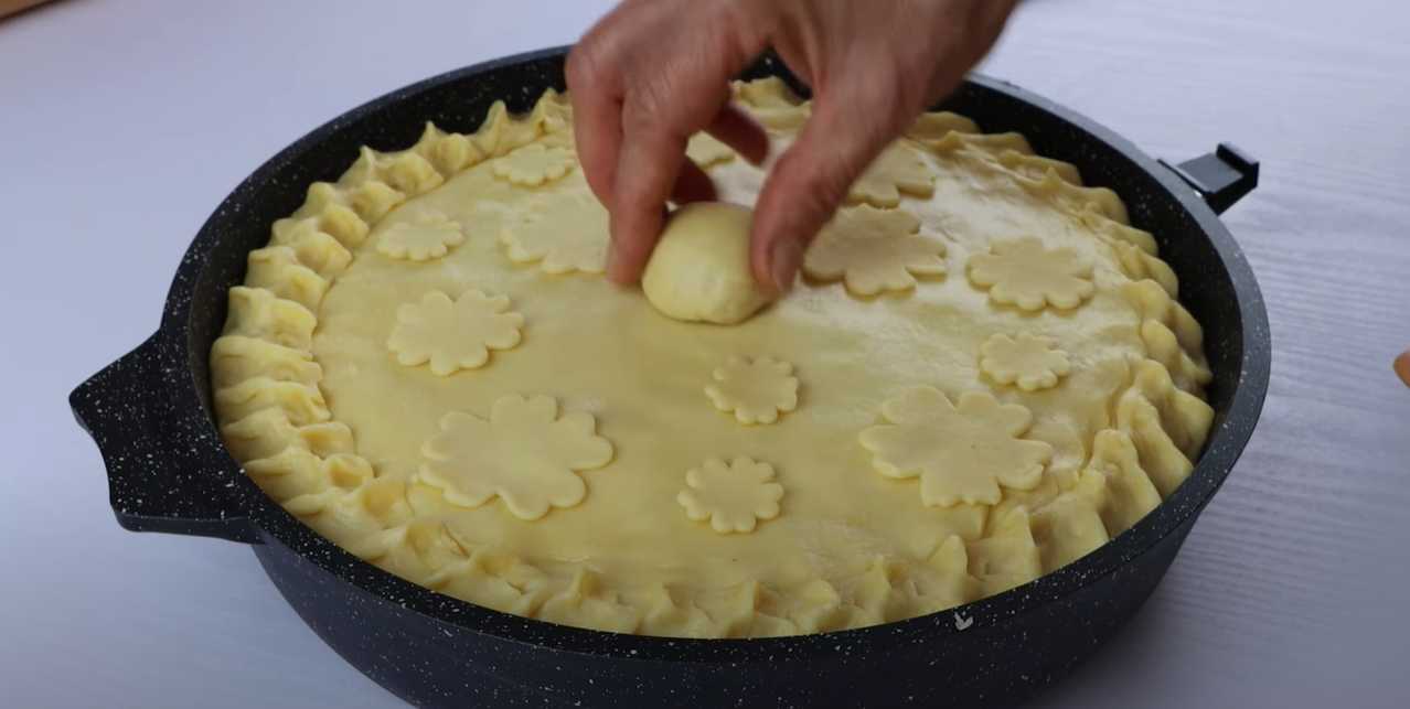 Татарский пирог с мясом и картофелем Зур Бэлиш-Шаг 13